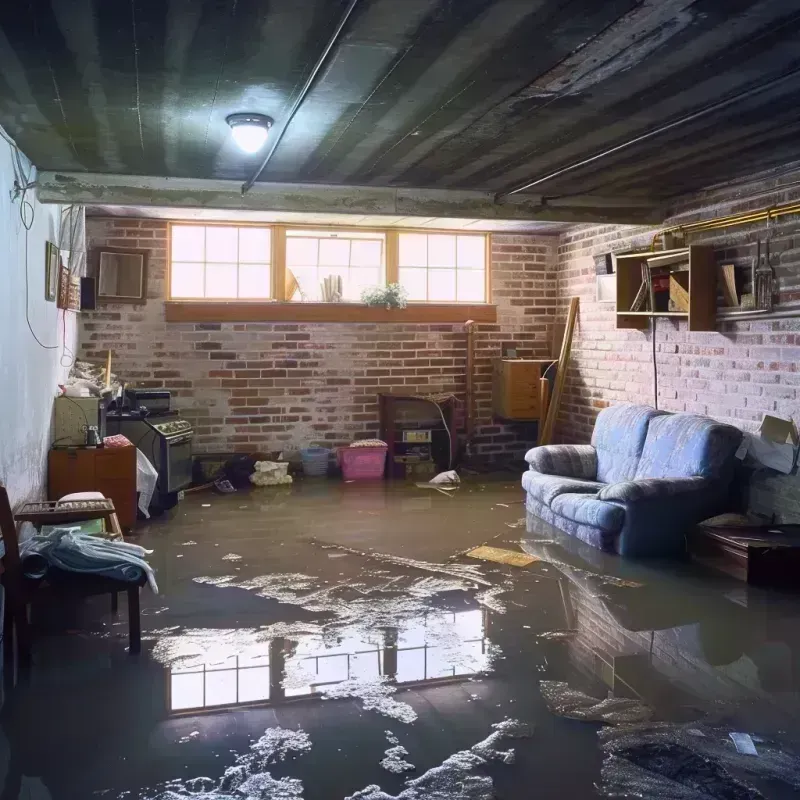 Flooded Basement Cleanup in Montague, MI